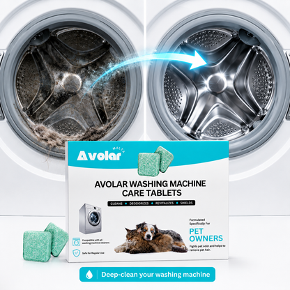 The AVOLAR Washing Machine Care Tablets