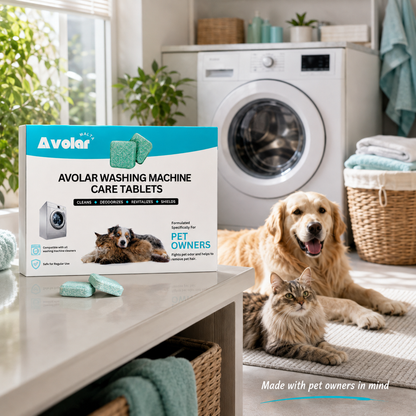 The AVOLAR Washing Machine Care Tablets