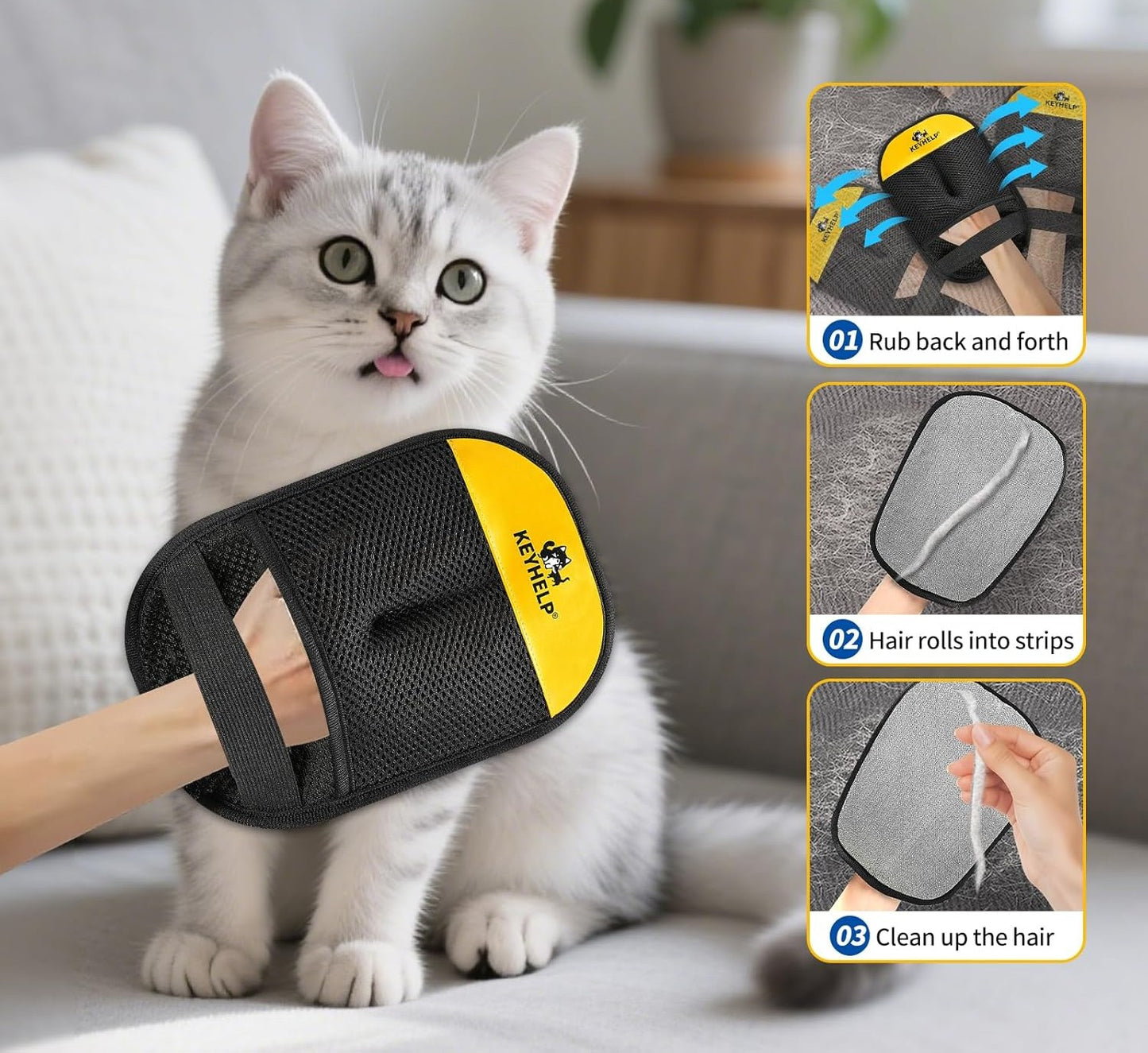 The AVOLAR Pet Hair Removal Glove