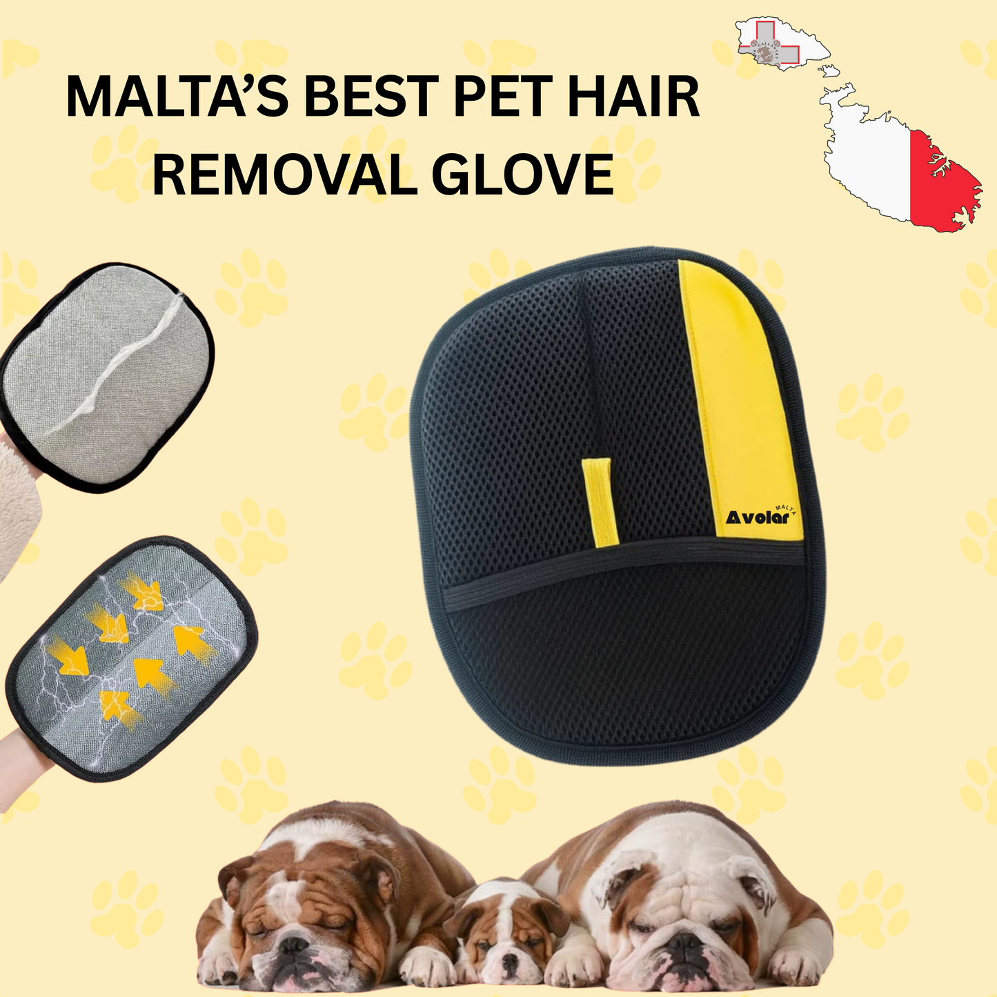 The AVOLAR Pet Hair Removal Glove